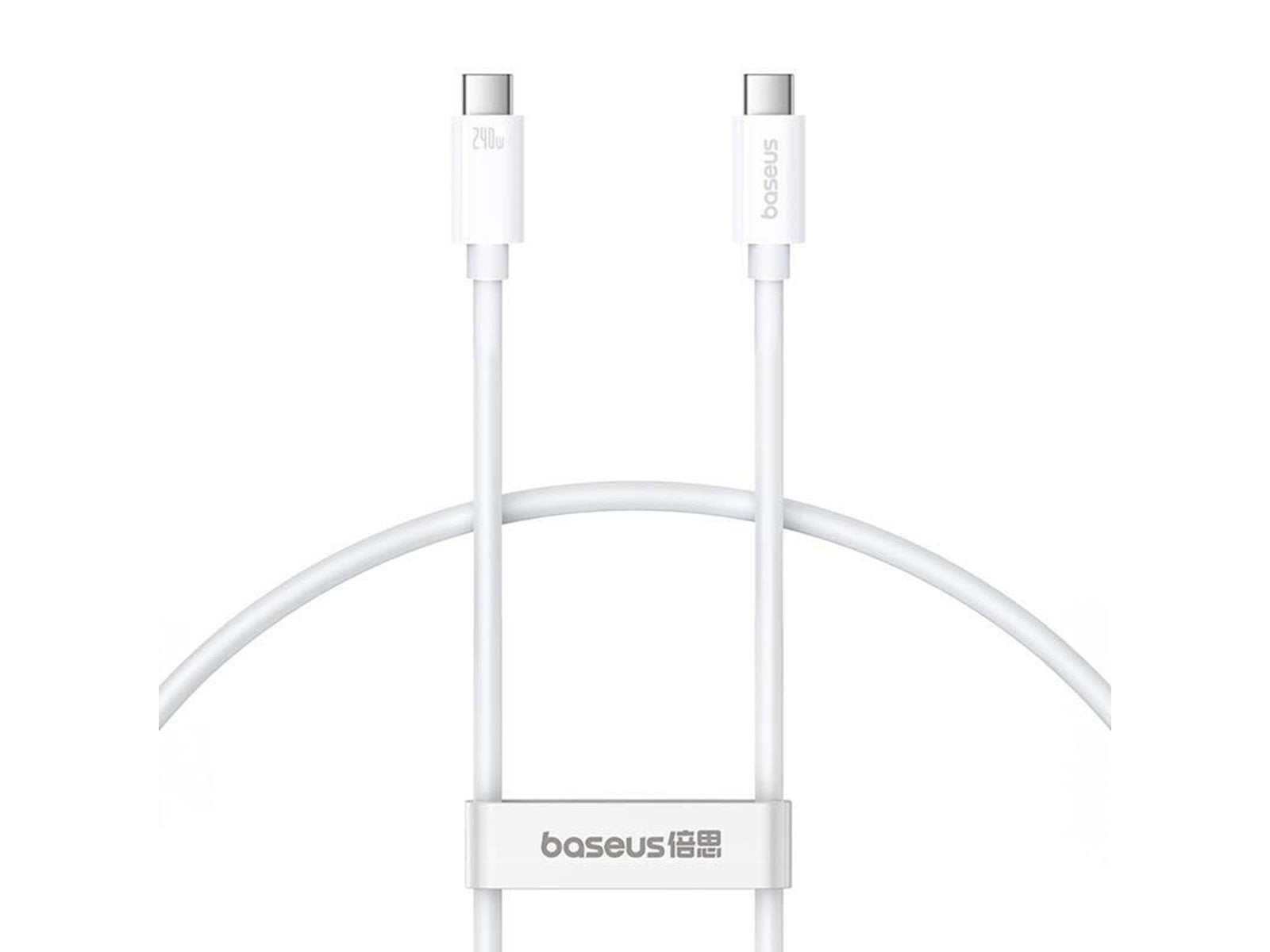 Baseus Superior Series 2 USB-C to USB-C USB4 cable 240W 1m (white)