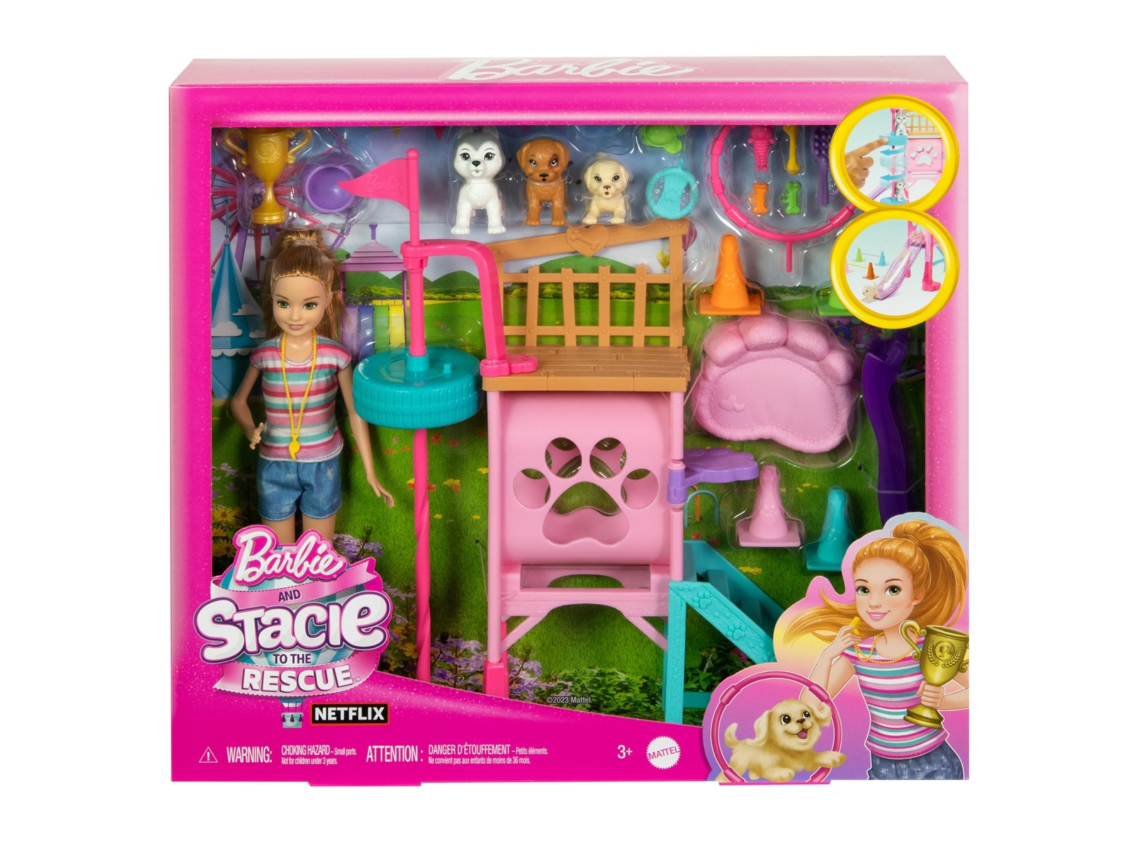 Barbie and Stacie to the Rescue Doll and Playset