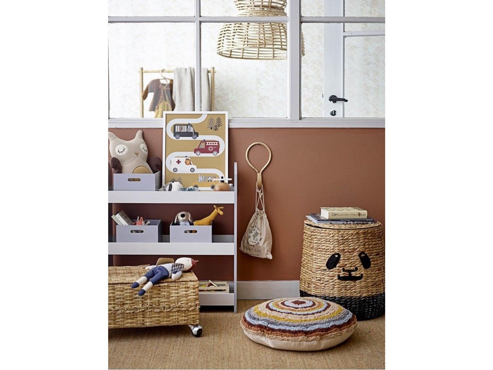 Bloomingville MINI - Youl Basket w/Lid - Nature