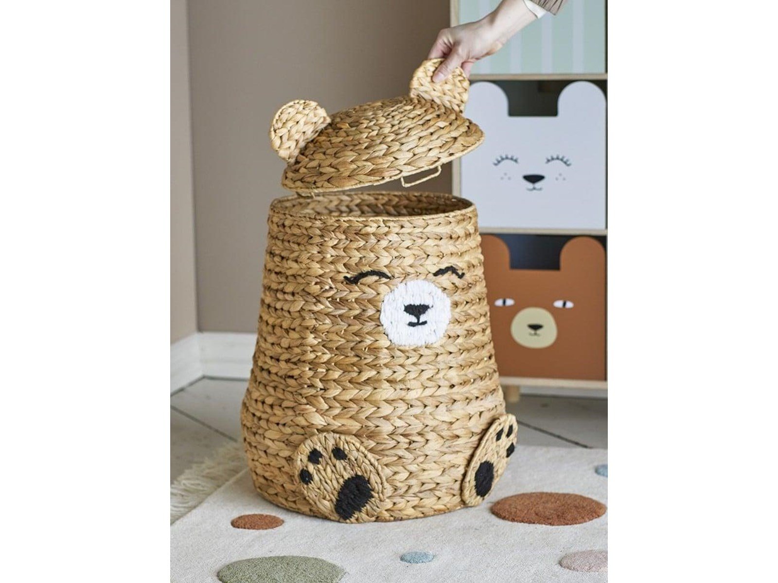 Bloomingville MINI - Timone Basket w/Lid