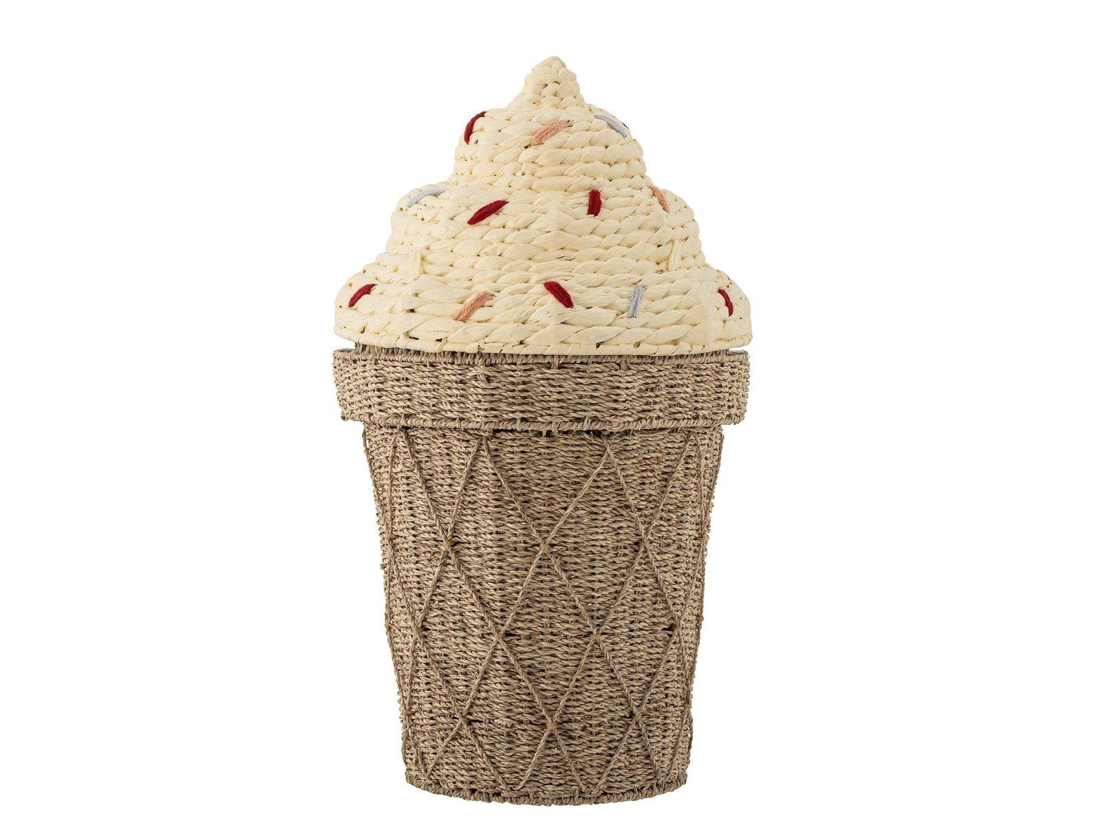 Bloomingville MINI - Cillie Basket w/Lid - Water Hyacinth