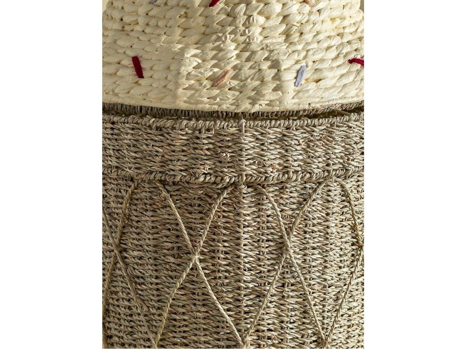 Bloomingville MINI - Cillie Basket w/Lid - Water Hyacinth