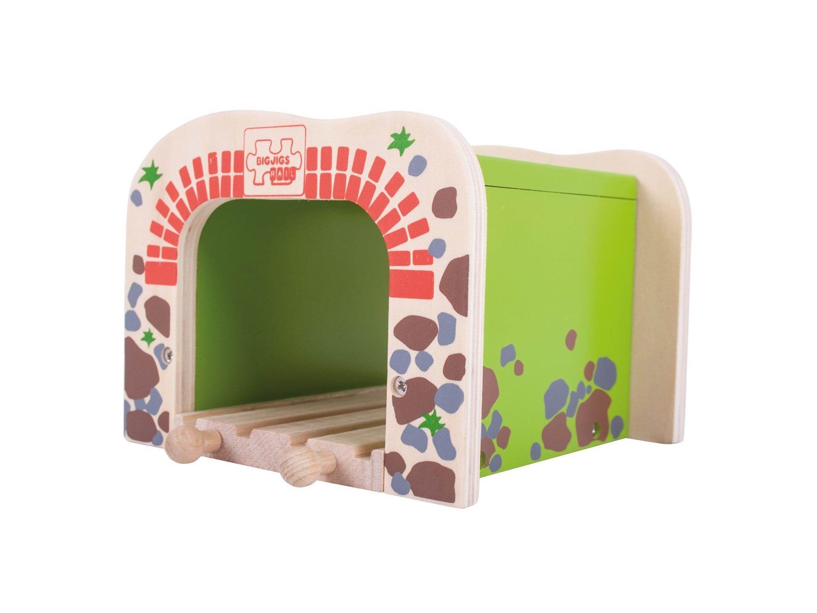 Bigjigs Wooden Rails - Double Track Tunnel