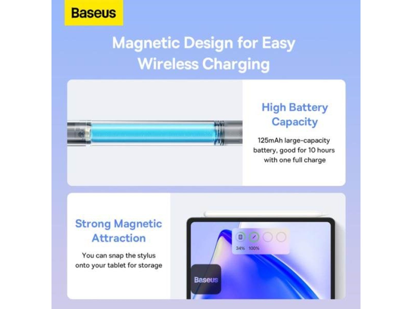 Baseus Smooth Writing 2 Stylus Pen (white)
