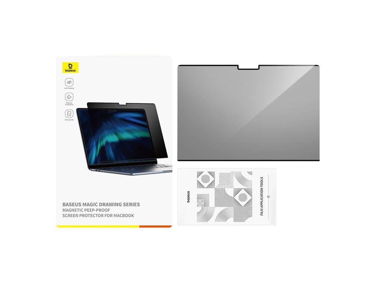 Baseus Magic Drawing tempered glass for MacBook Air 15.3