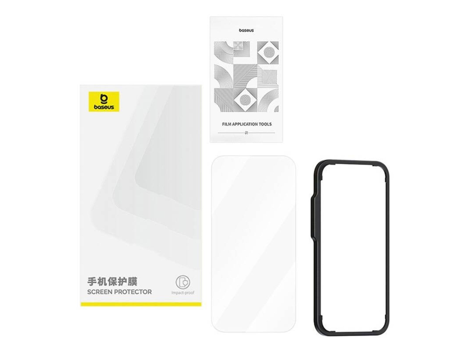 Baseus Superior HD privacy tempered glass for iP 11Pro/X/XS +cleaning kit and EasyStick