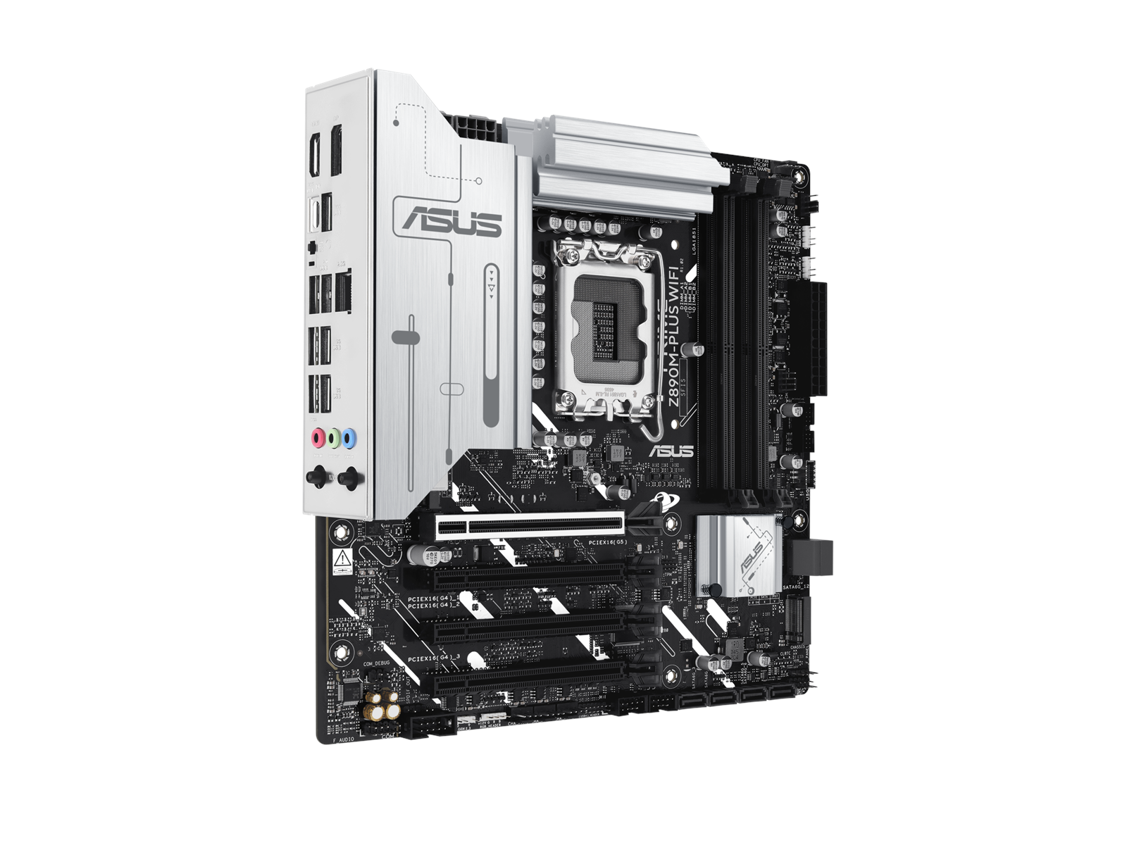 ASUS PRIME Z890M-PLUS WIFI Mainboard - Intel Z890 - Intel LGA1851 socket - DDR5 RAM - Micro-ATX