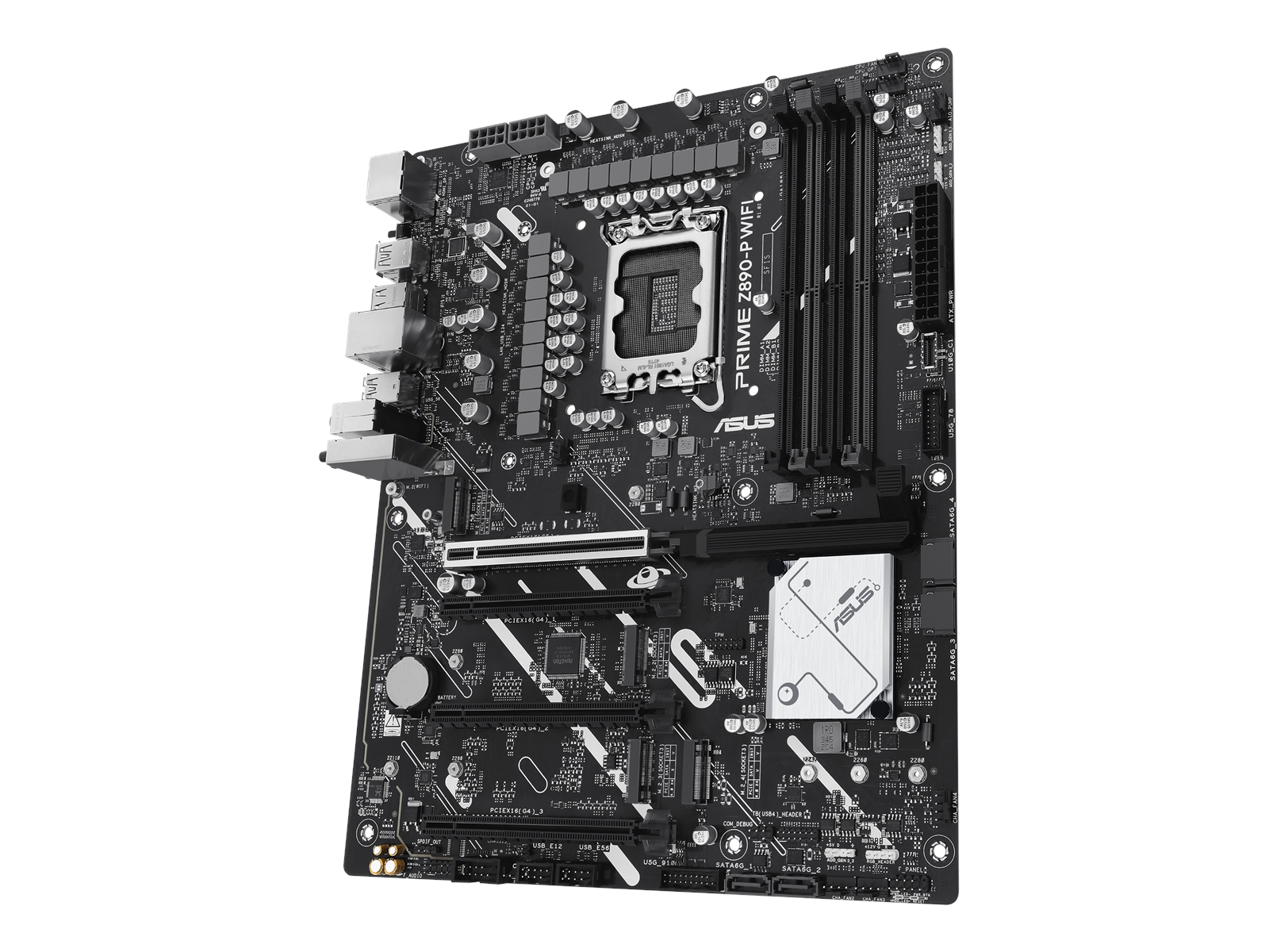 ASUS PRIME Z890-P WIFI Mainboard - Intel Z890 - Intel LGA1851 socket - DDR5 RAM - ATX