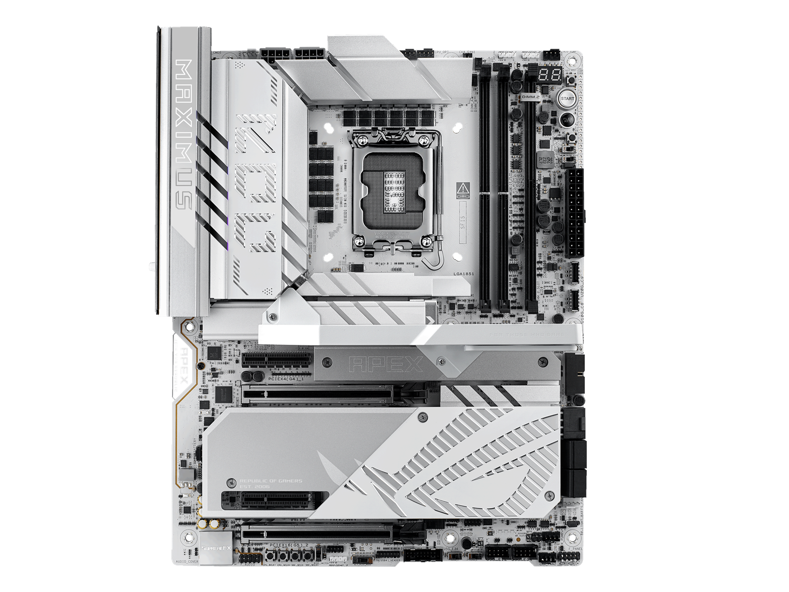 ASUS ROG MAXIMUS Z890 APEX Mainboard - Intel Z890 - Intel LGA1851 socket - DDR5 RAM - ATX