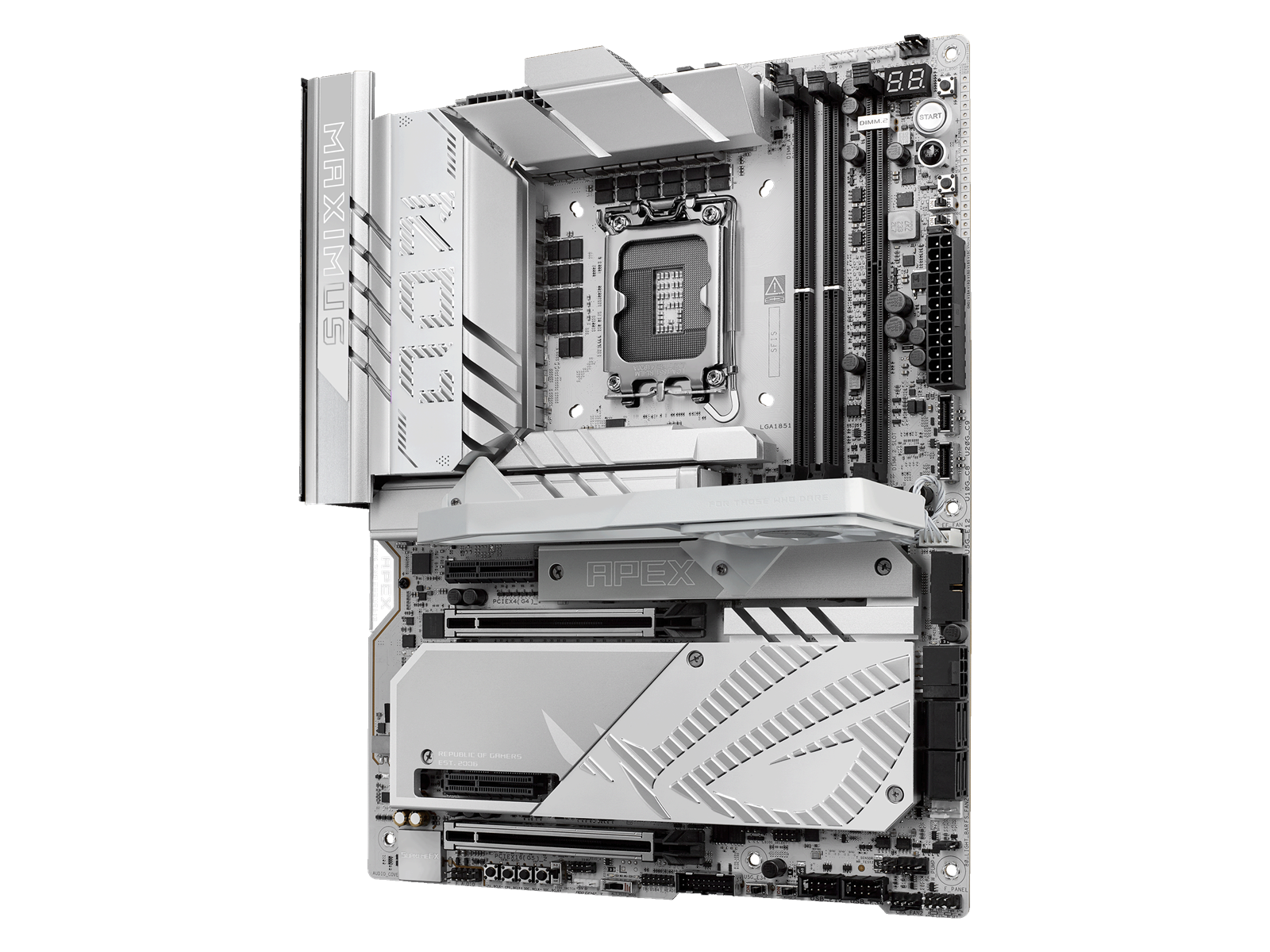 ASUS ROG MAXIMUS Z890 APEX Mainboard - Intel Z890 - Intel LGA1851 socket - DDR5 RAM - ATX