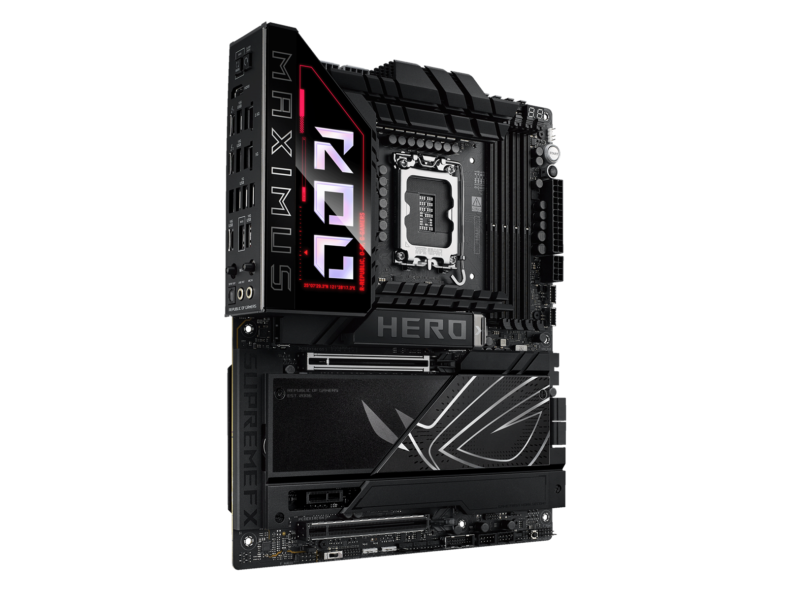 ASUS ROG MAXIMUS Z890 HERO Mainboard - Intel Z890 - Intel LGA1851 socket - DDR5 RAM - ATX