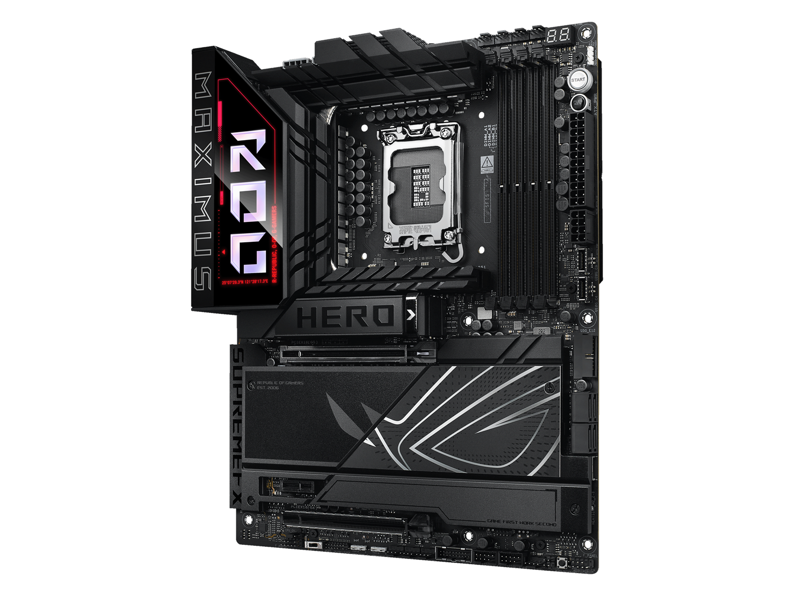 ASUS ROG MAXIMUS Z890 HERO Mainboard - Intel Z890 - Intel LGA1851 socket - DDR5 RAM - ATX