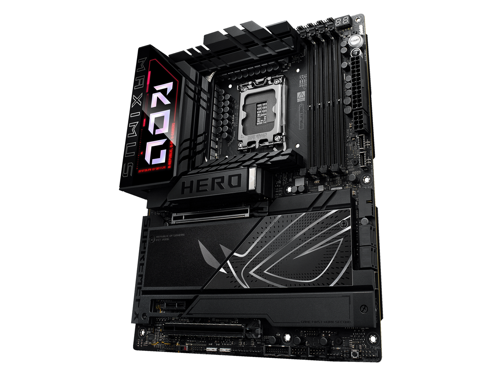 ASUS ROG MAXIMUS Z890 HERO Mainboard - Intel Z890 - Intel LGA1851 socket - DDR5 RAM - ATX