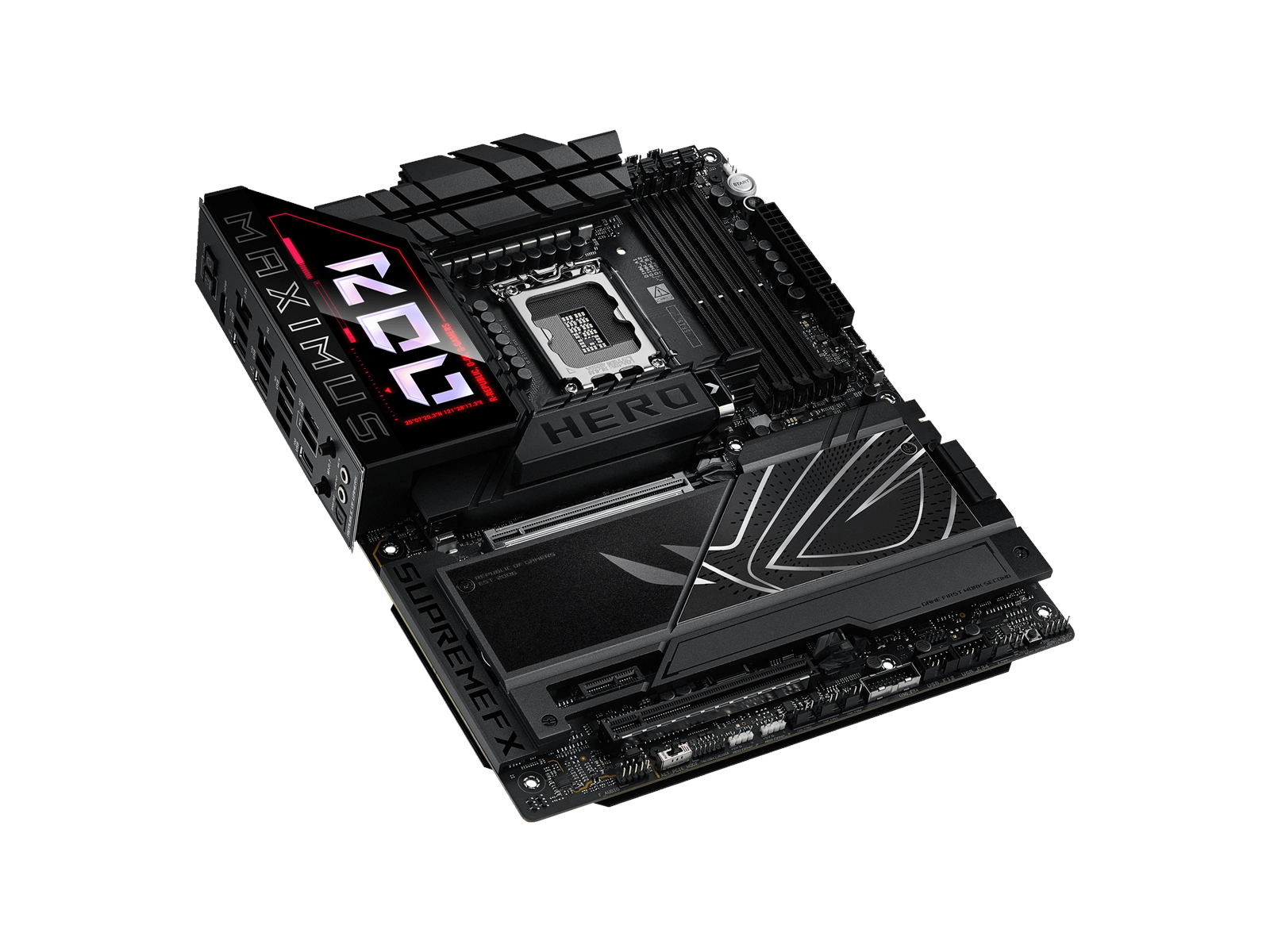 ASUS ROG MAXIMUS Z890 HERO Mainboard - Intel Z890 - Intel LGA1851 socket - DDR5 RAM - ATX