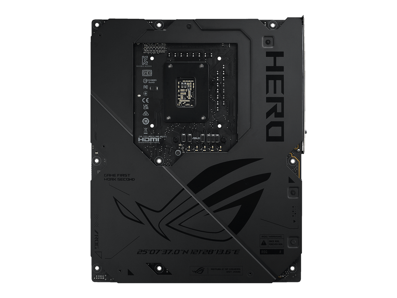 ASUS ROG MAXIMUS Z890 HERO Mainboard - Intel Z890 - Intel LGA1851 socket - DDR5 RAM - ATX