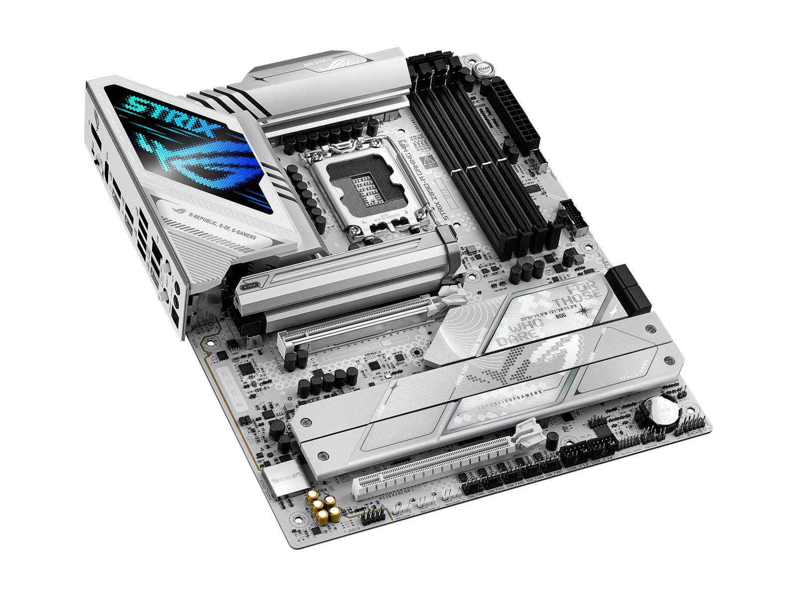 ASUS ROG STRIX Z890-A GAMING WIFI Mainboard - Intel Z890 - Intel LGA1851 socket - DDR5 RAM - ATX