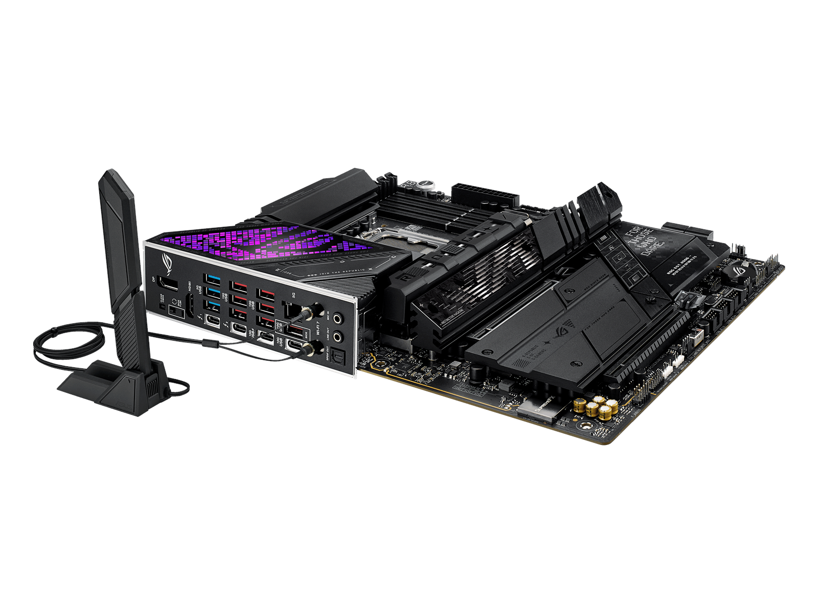 ASUS ROG STRIX Z890-E GAMING WIFI Mainboard - Intel Z890 - Intel LGA1851 socket - DDR5 RAM - ATX