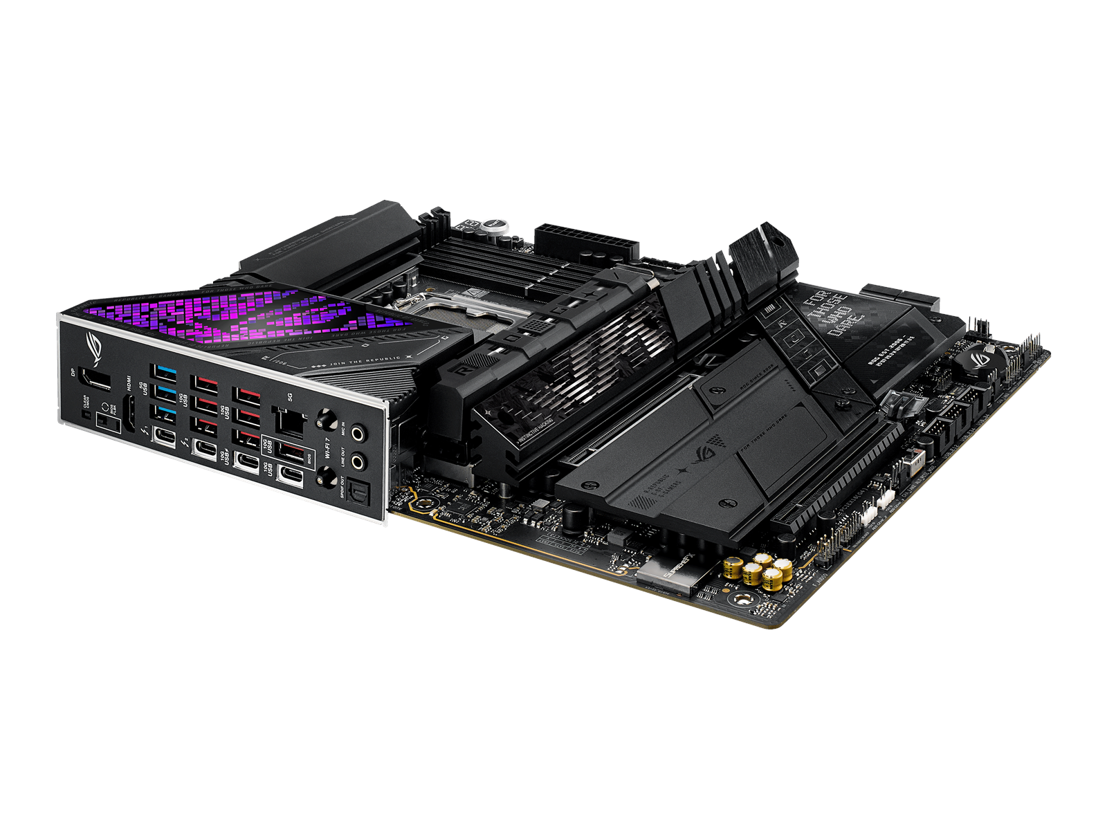 ASUS ROG STRIX Z890-E GAMING WIFI Mainboard - Intel Z890 - Intel LGA1851 socket - DDR5 RAM - ATX