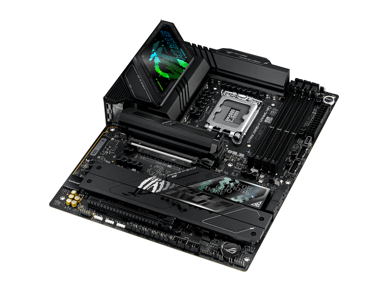 ASUS ROG STRIX Z890-F GAMING WIFI Mainboard - Intel Z890 - Intel LGA1851 socket - DDR5 RAM - ATX