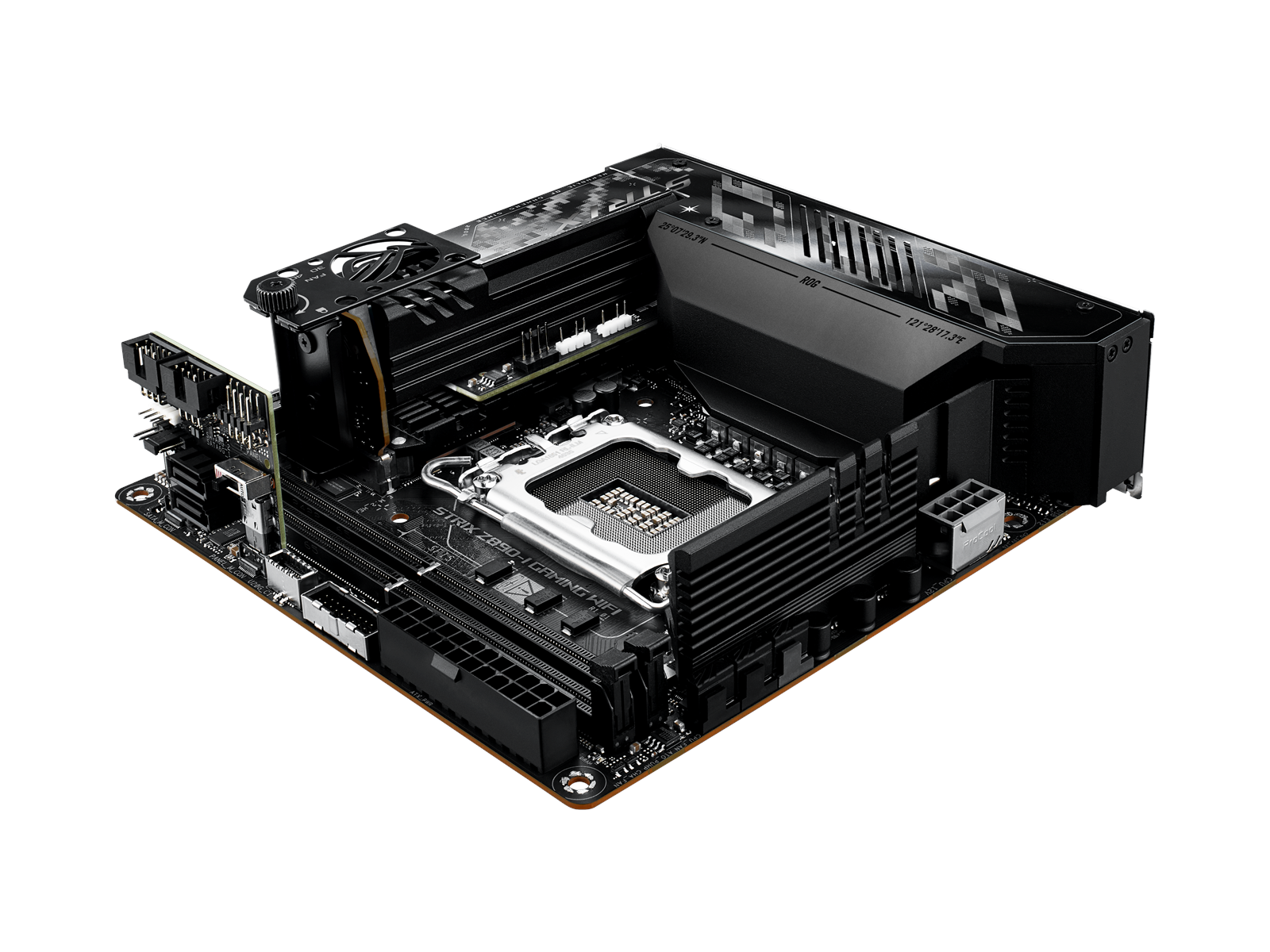 ASUS ROG STRIX Z890-I GAMING WIFI Mainboard - Intel Z890 - Intel LGA1851 socket - DDR5 RAM - Mini-ITX