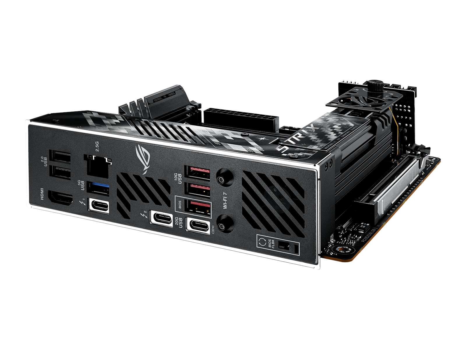 ASUS ROG STRIX Z890-I GAMING WIFI Mainboard - Intel Z890 - Intel LGA1851 socket - DDR5 RAM - Mini-ITX