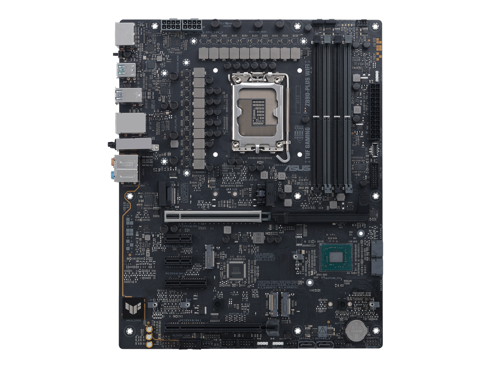 ASUS TUF GAMING Z890-PLUS WIFI Mainboard - Intel Z890 - Intel LGA1851 socket - DDR5 RAM - ATX