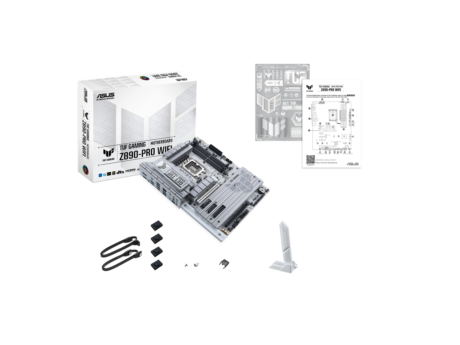 ASUS TUF GAMING Z890-PRO WIFI Mainboard - Intel Z890 - Intel LGA1851 socket - DDR5 RAM - ATX