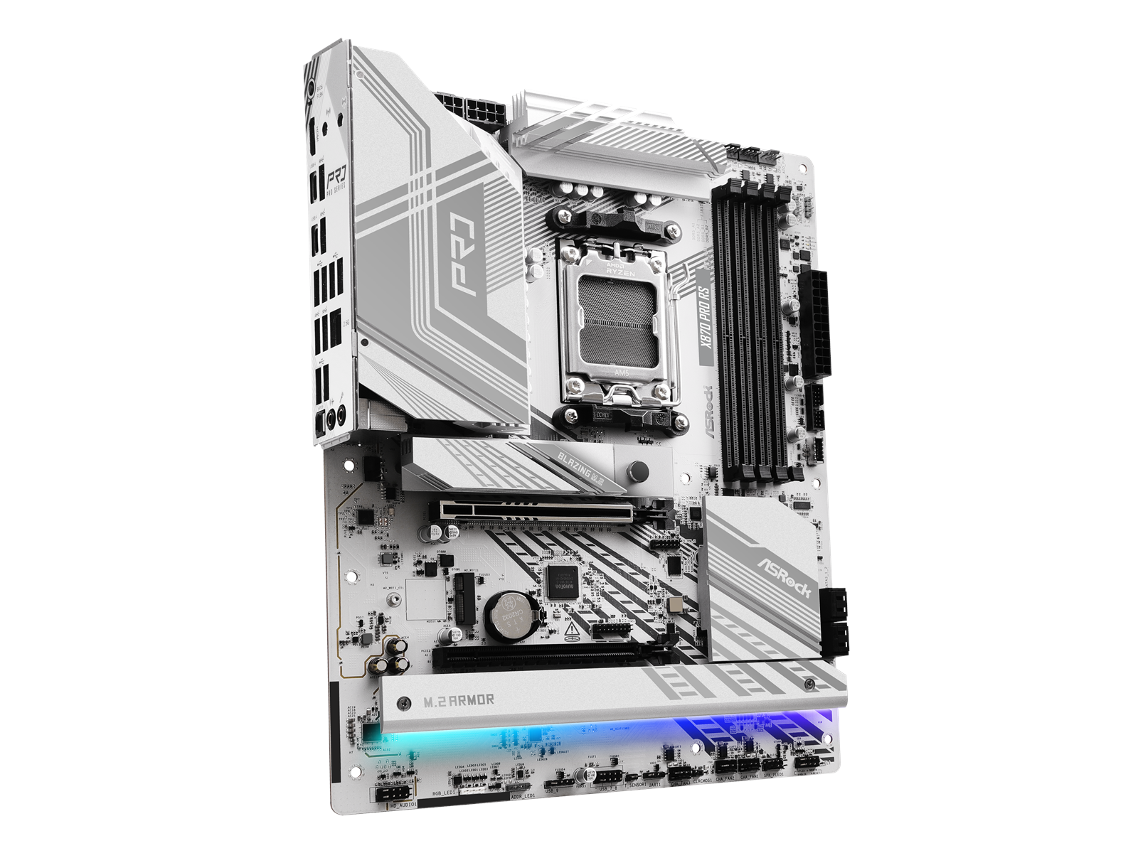 ASRock X870 PRO RS Mainboard - AMD X870 - AMD AM5 socket - DDR5 RAM - ATX