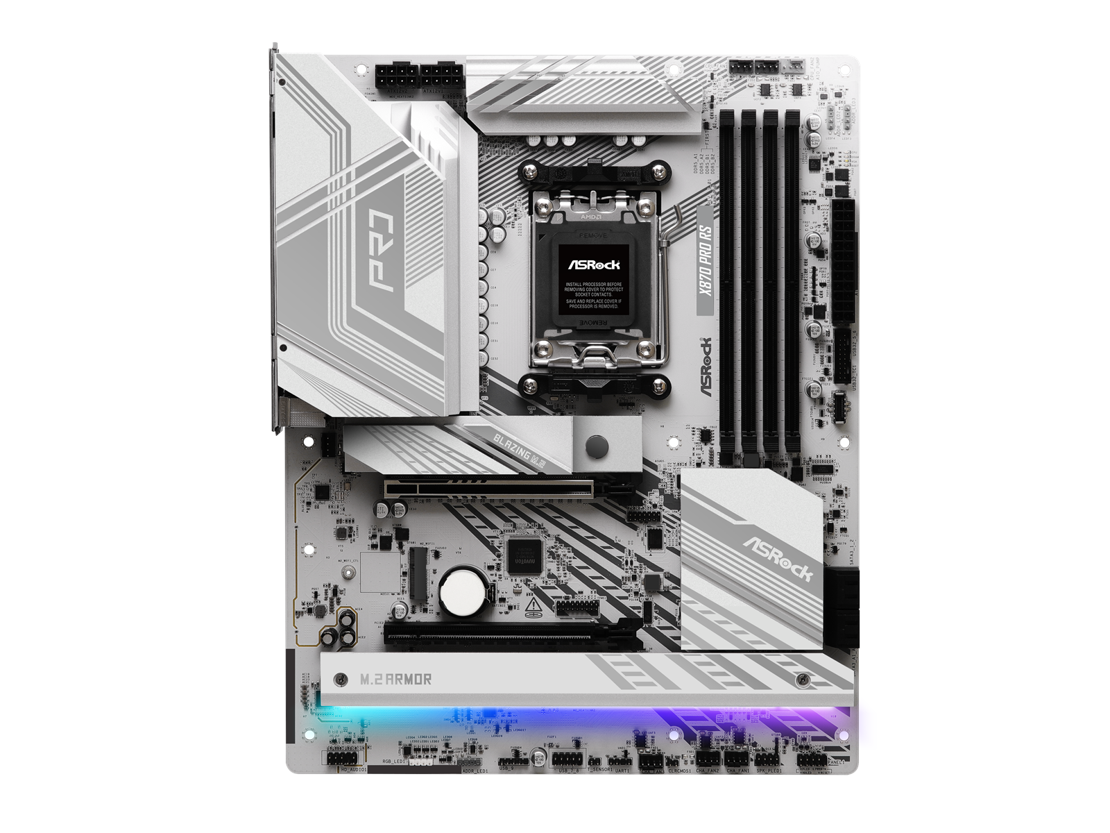 ASRock X870 PRO RS Mainboard - AMD X870 - AMD AM5 socket - DDR5 RAM - ATX