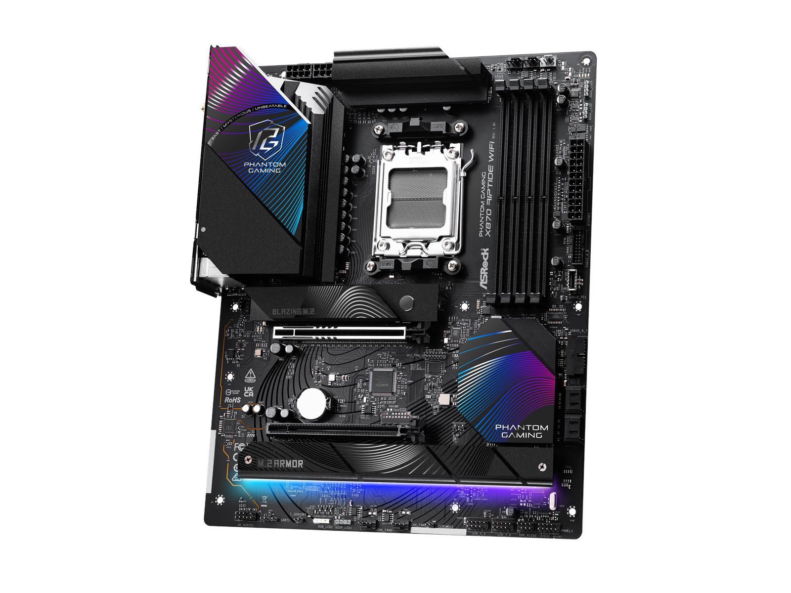 ASRock X870 RIPTIDE WIFI Mainboard - AMD X870 - AMD AM5 socket - DDR5 RAM - ATX