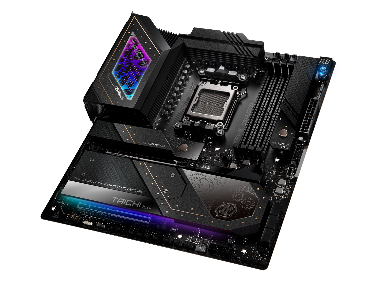 ASRock X870E TAICHI Mainboard - AMD X870E - AMD AM5 socket - DDR5 RAM - Extended ATX