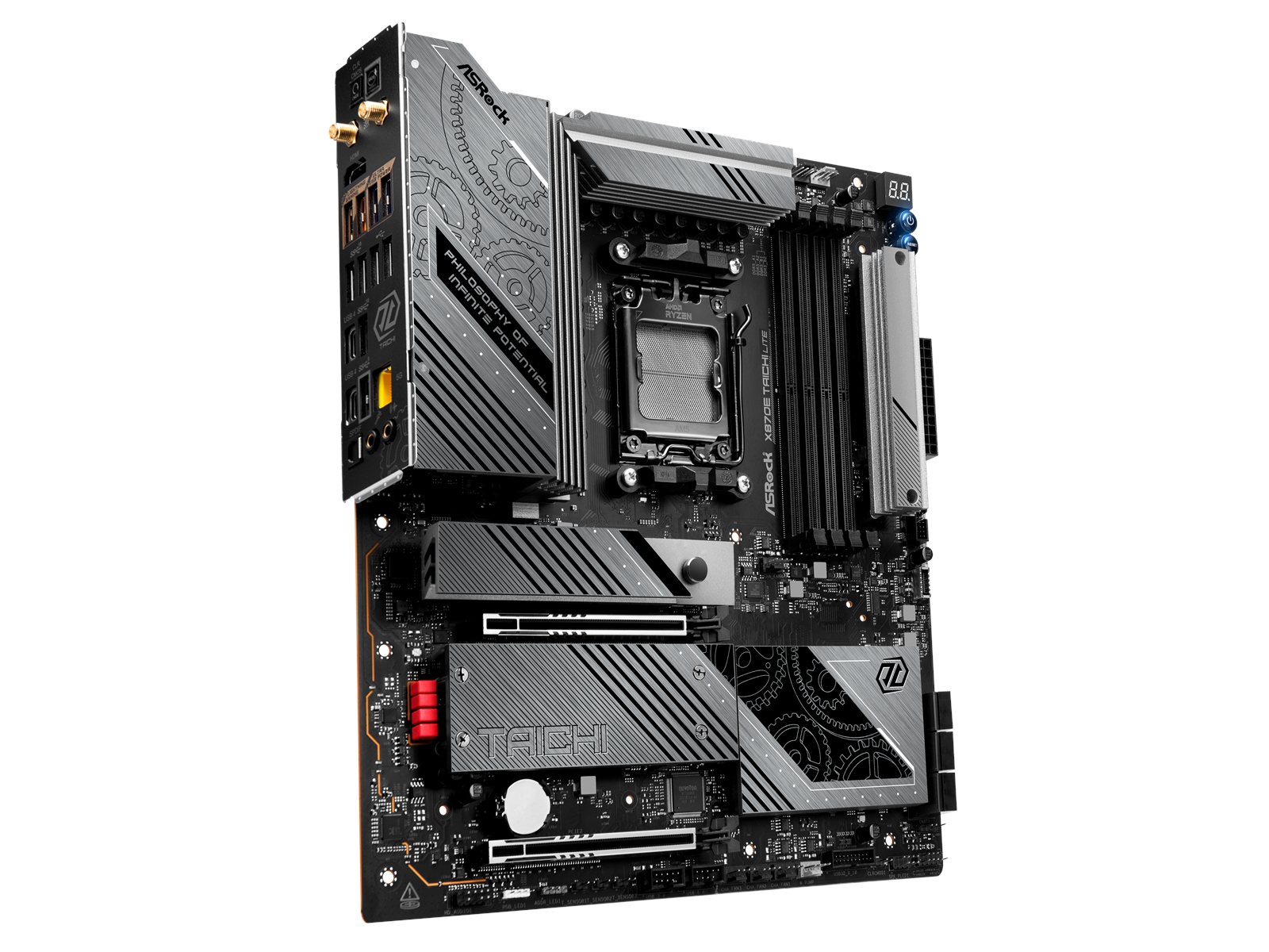 ASRock X870E TAICHI LITE Mainboard - AMD X870E - AMD AM5 socket - DDR5 RAM - Extended ATX