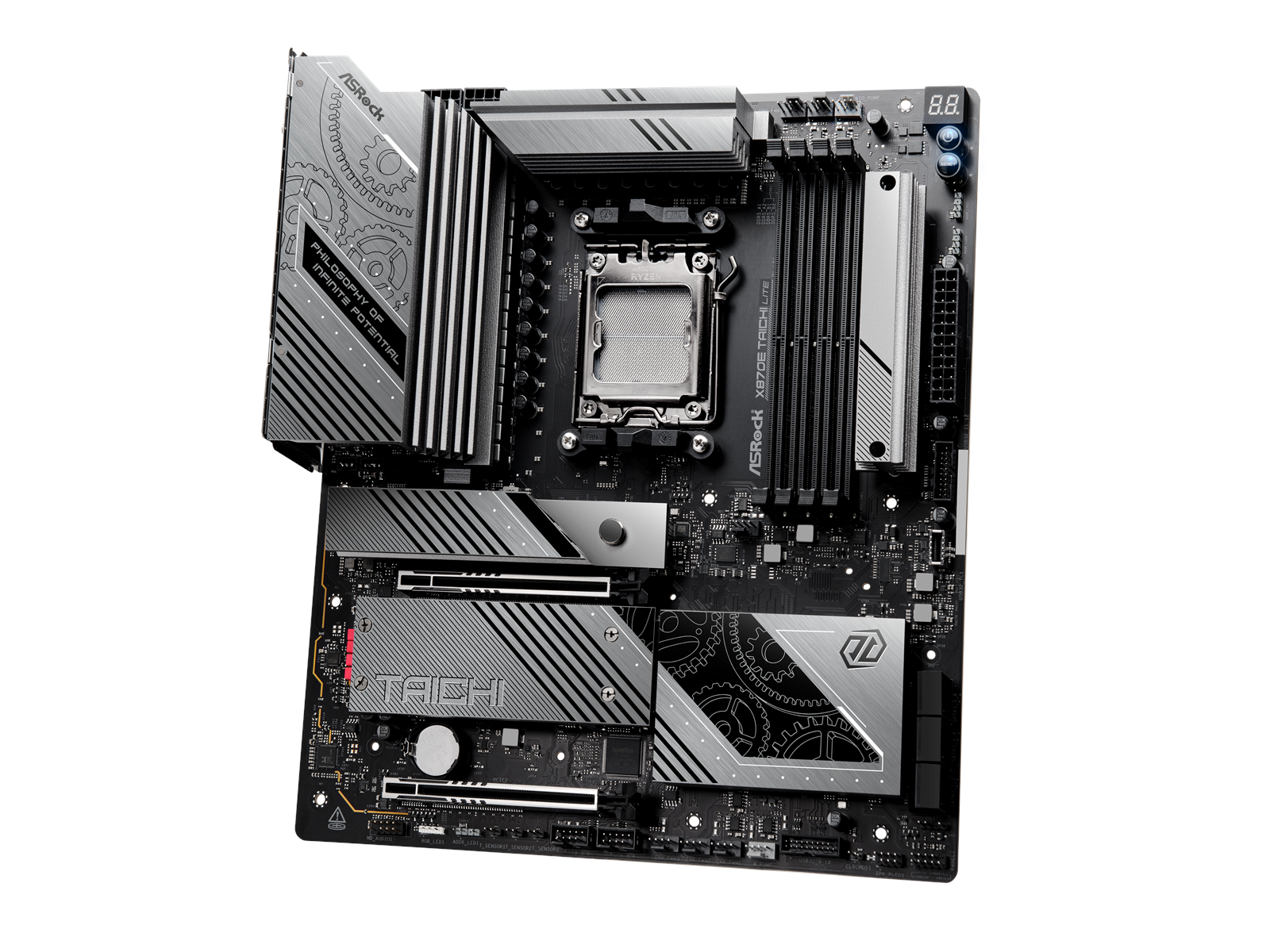 ASRock X870E TAICHI LITE Mainboard - AMD X870E - AMD AM5 socket - DDR5 RAM - Extended ATX