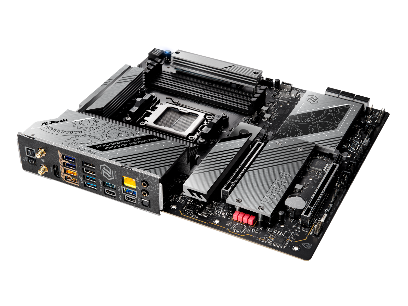ASRock X870E TAICHI LITE Mainboard - AMD X870E - AMD AM5 socket - DDR5 RAM - Extended ATX