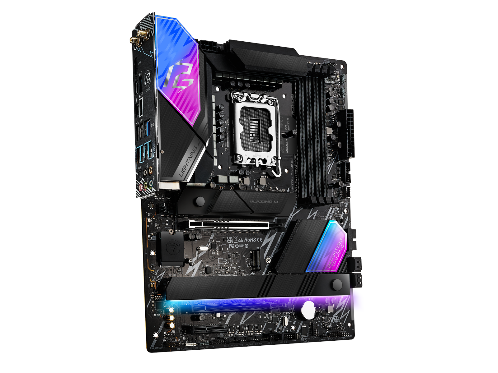 ASRock Z890 LIGHTNING WIFI Mainboard - Intel Z890 - Intel LGA1851 socket - DDR5 RAM - ATX