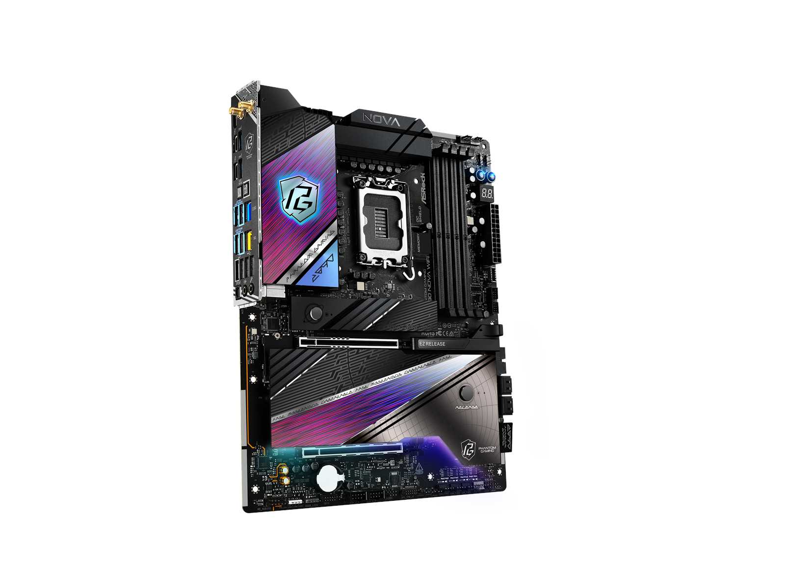 ASRock Z890 NOVA WIFI Mainboard - Intel Z890 - Intel LGA1851 socket - DDR5 RAM - ATX