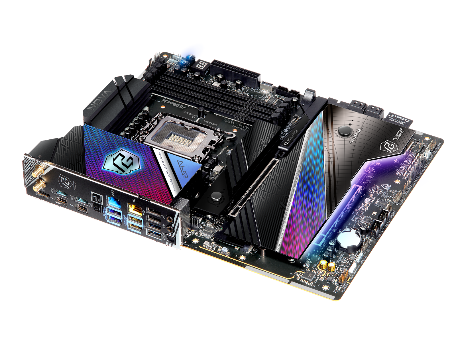 ASRock Z890 NOVA WIFI Mainboard - Intel Z890 - Intel LGA1851 socket - DDR5 RAM - ATX