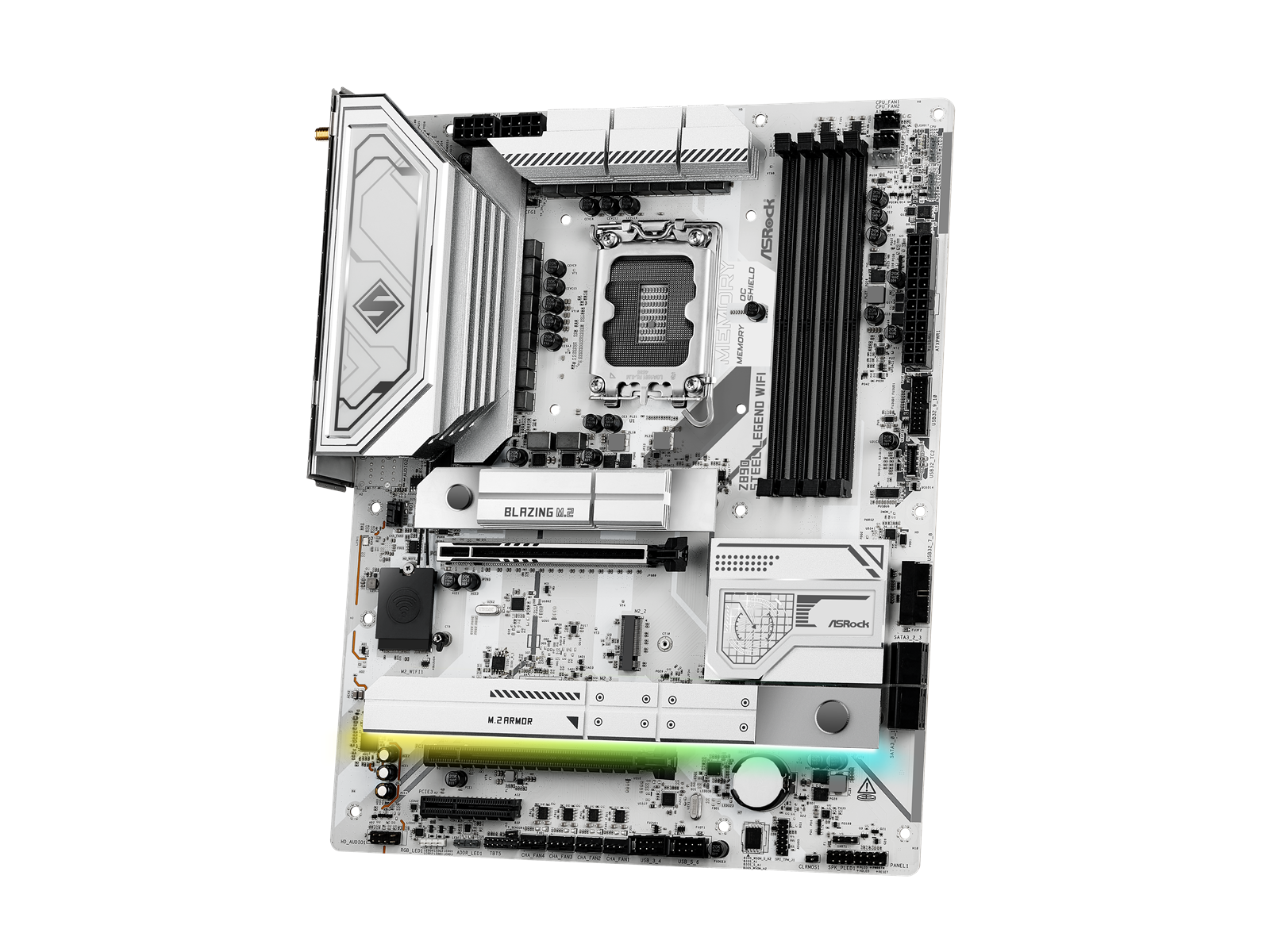 ASRock Z890 STEEL LEGEND WIFI Mainboard - Intel Z890 - Intel LGA1851 socket - DDR5 RAM - ATX