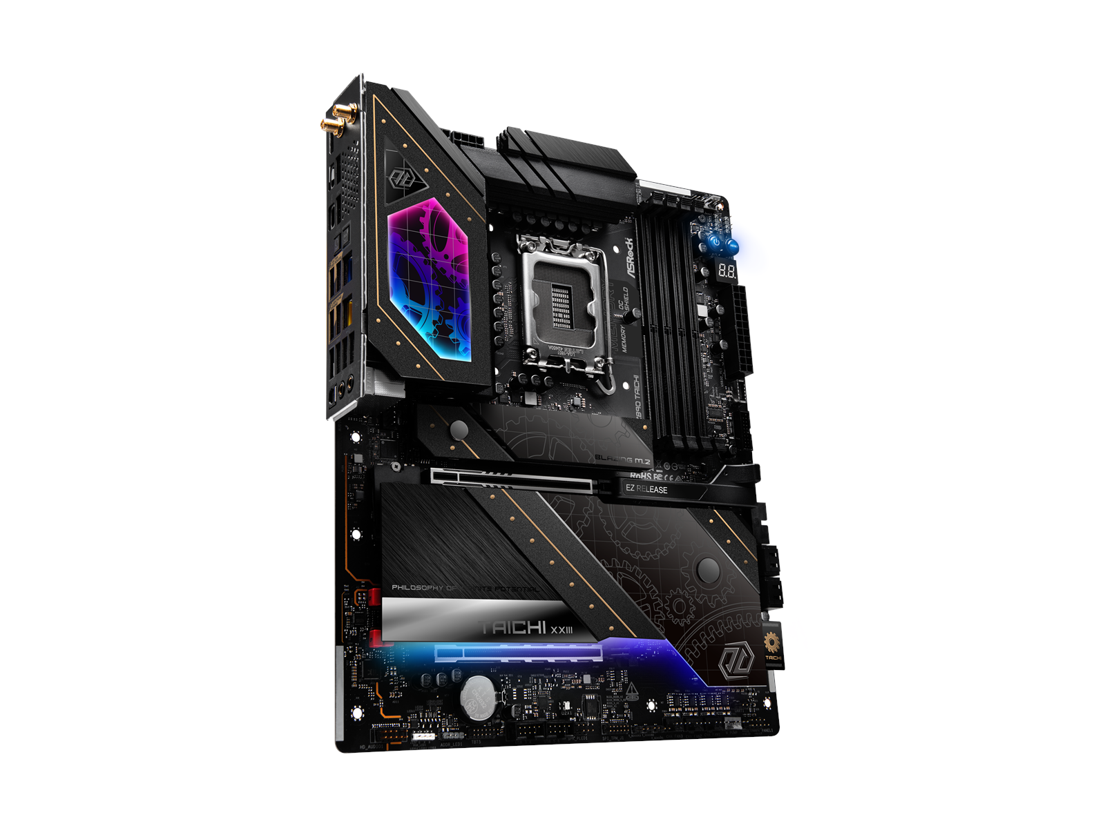 ASRock Z890 TAICHI Mainboard - Intel Z890 - Intel LGA1851 socket - DDR5 RAM - ATX