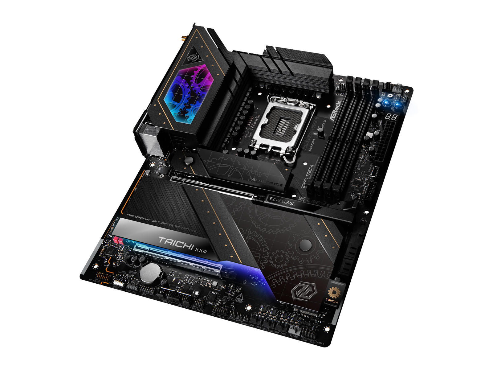 ASRock Z890 TAICHI Mainboard - Intel Z890 - Intel LGA1851 socket - DDR5 RAM - ATX