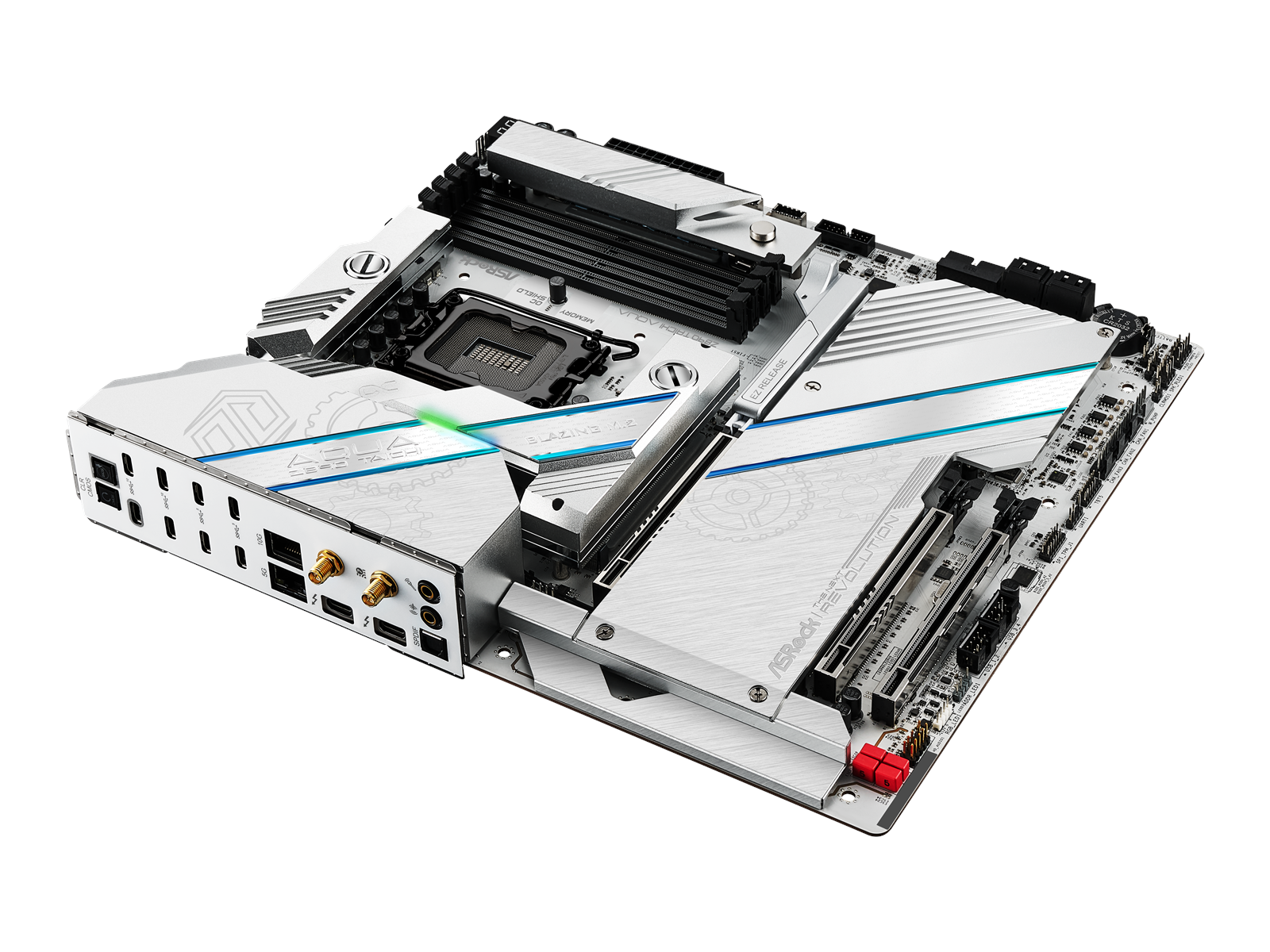 ASRock Z890 TAICHI AQUA Mainboard - Intel Z890 - Intel LGA1851 socket - DDR5 RAM - Extended ATX