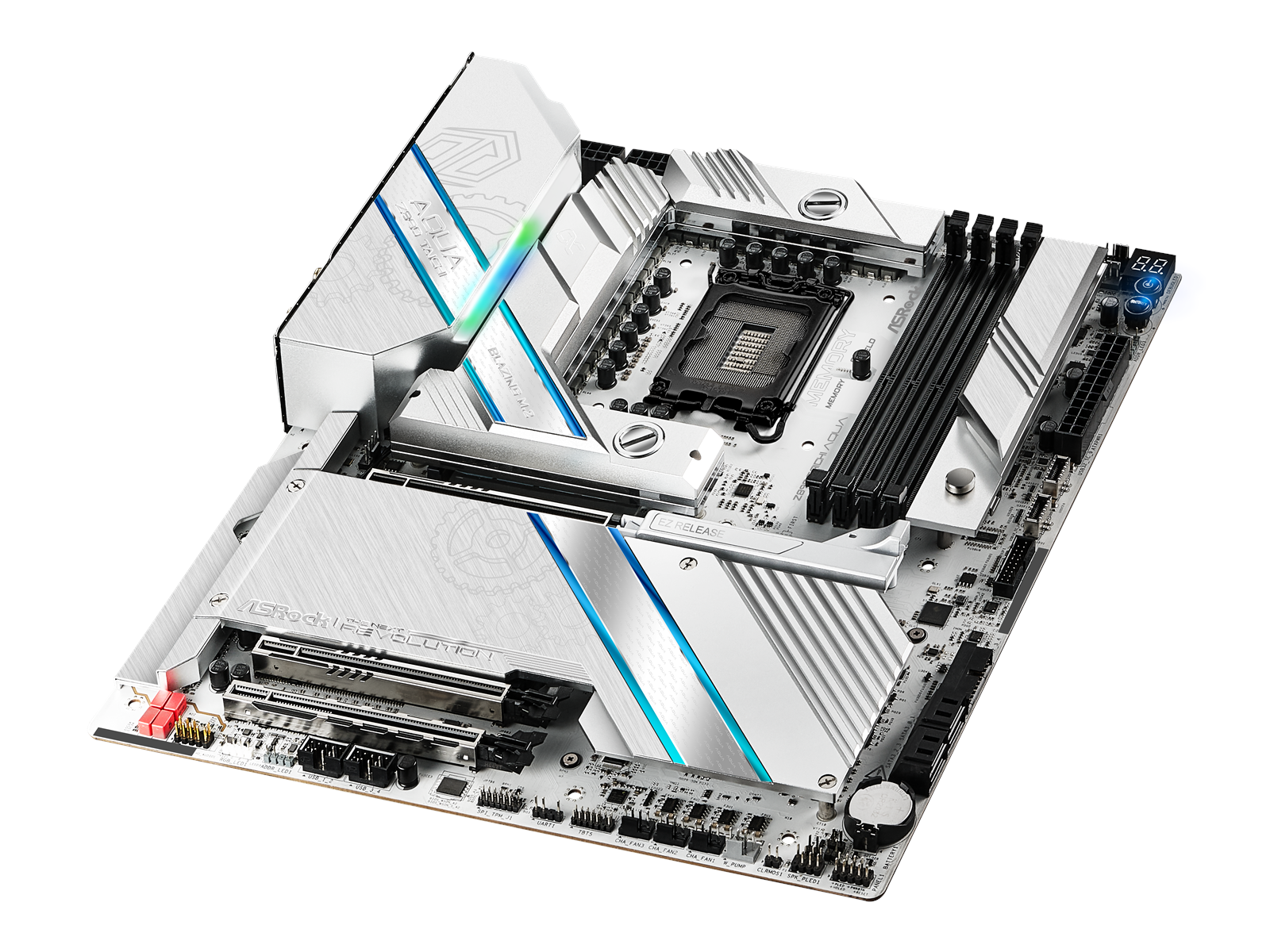 ASRock Z890 TAICHI AQUA Mainboard - Intel Z890 - Intel LGA1851 socket - DDR5 RAM - Extended ATX