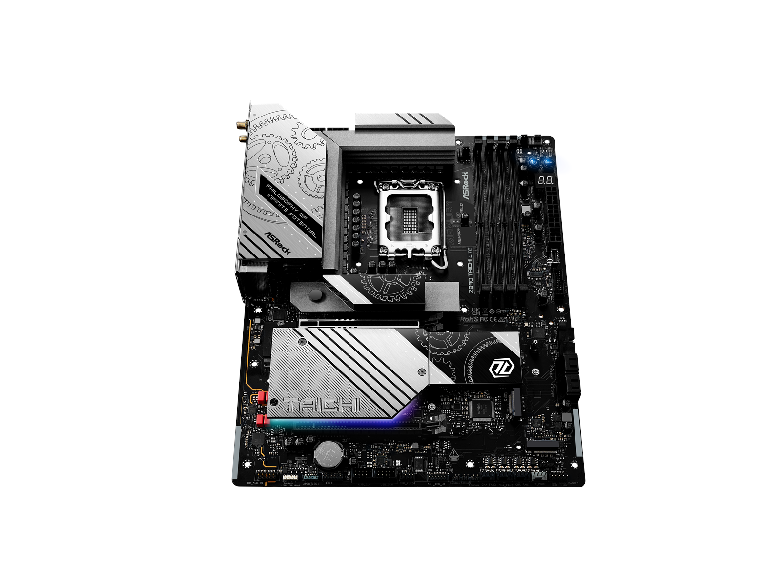 ASRock Z890 TAICHI LITE Mainboard - Intel Z890 - Intel LGA1851 socket - DDR5 RAM - ATX