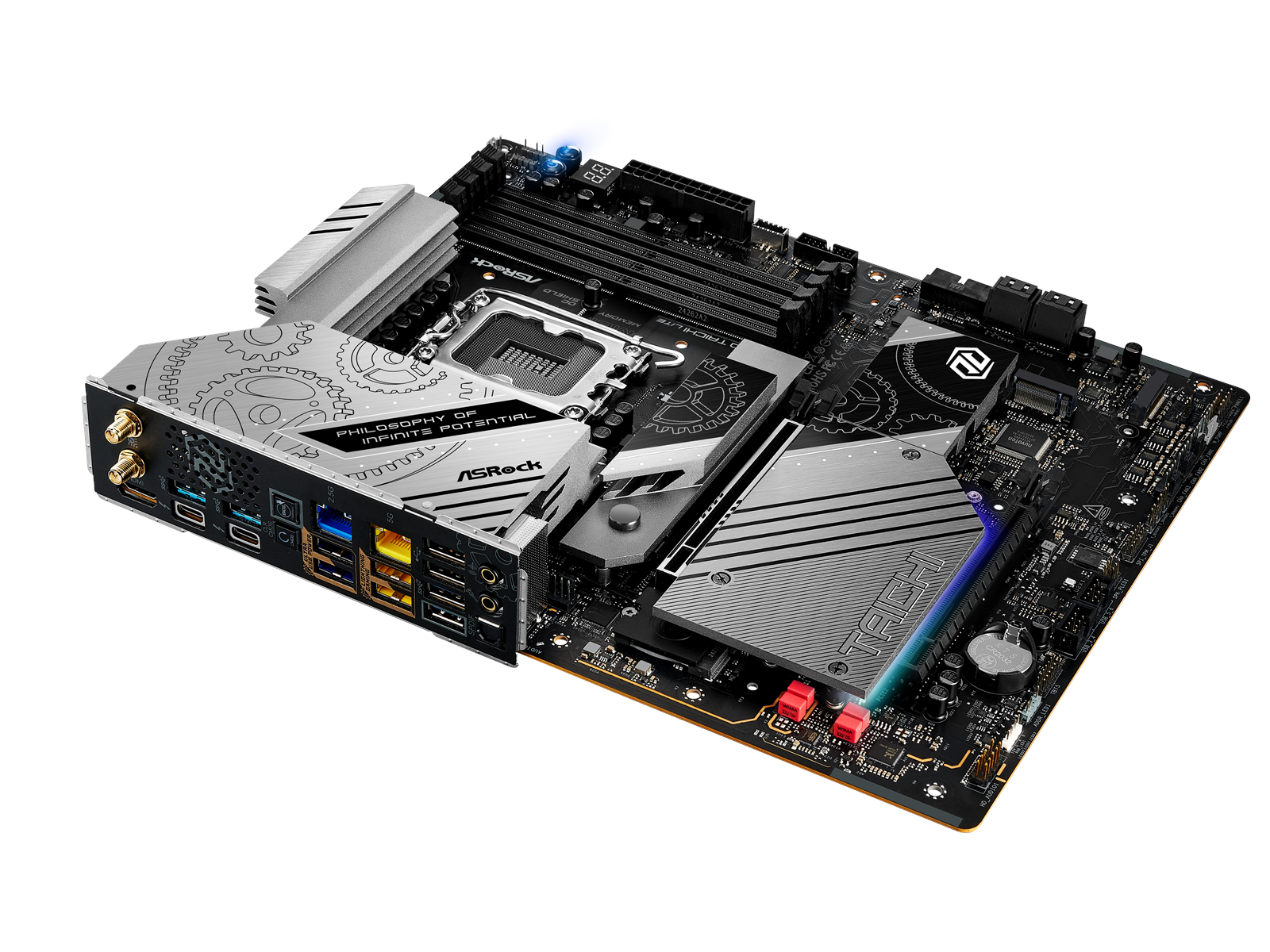 ASRock Z890 TAICHI LITE Mainboard - Intel Z890 - Intel LGA1851 socket - DDR5 RAM - ATX