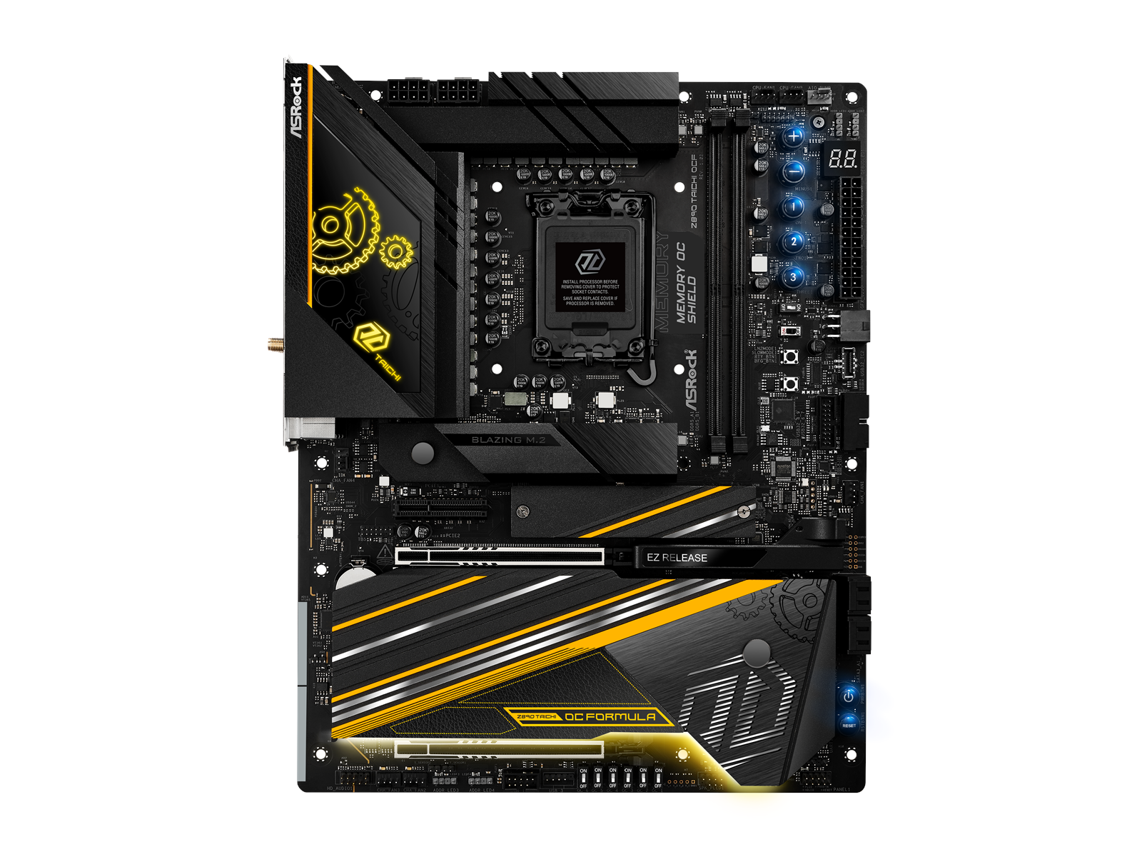 ASRock Z890 TAICHI OCF Mainboard - Intel Z890 - Intel LGA1851 socket - DDR5 RAM - ATX