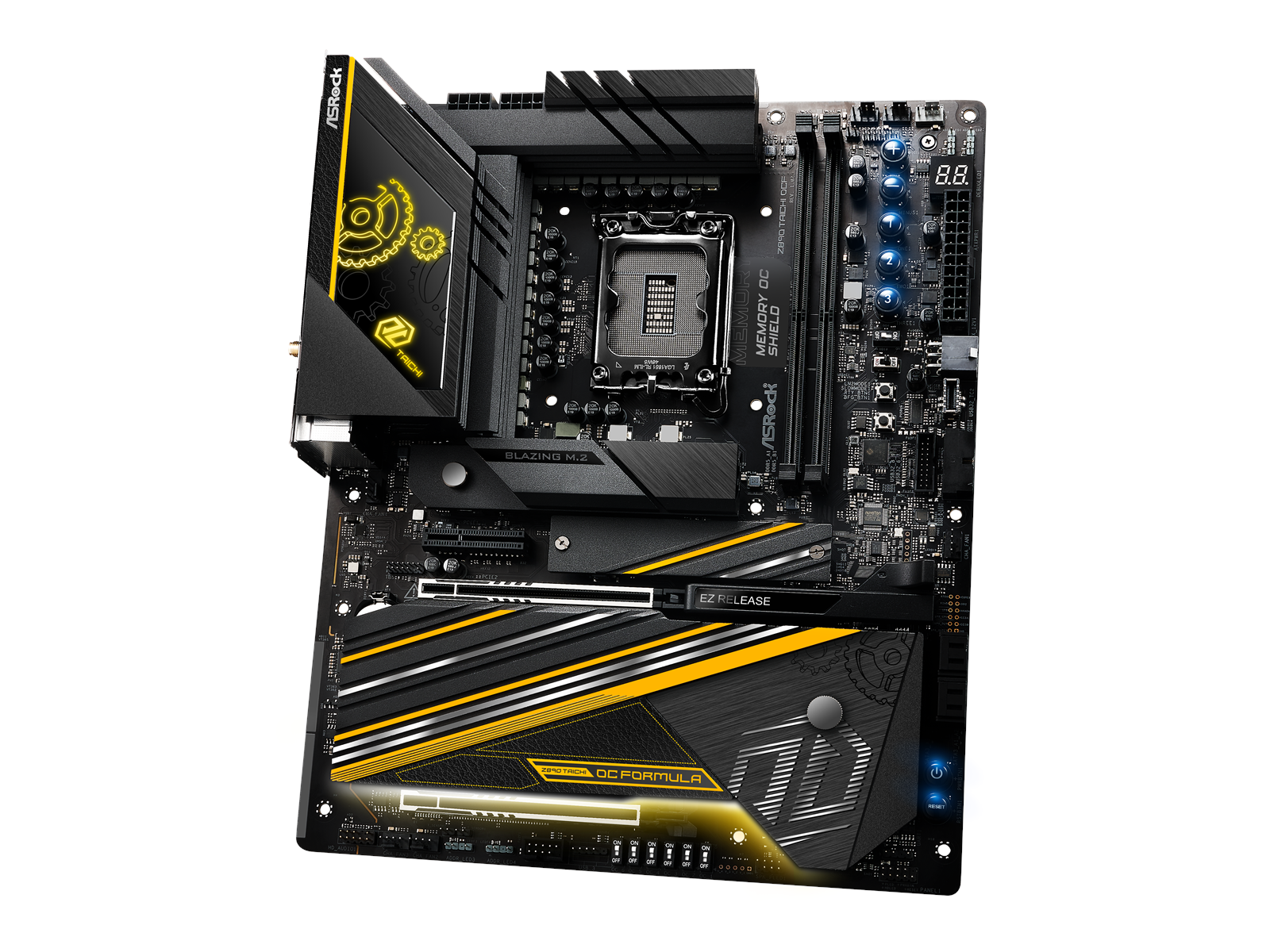 ASRock Z890 TAICHI OCF Mainboard - Intel Z890 - Intel LGA1851 socket - DDR5 RAM - ATX