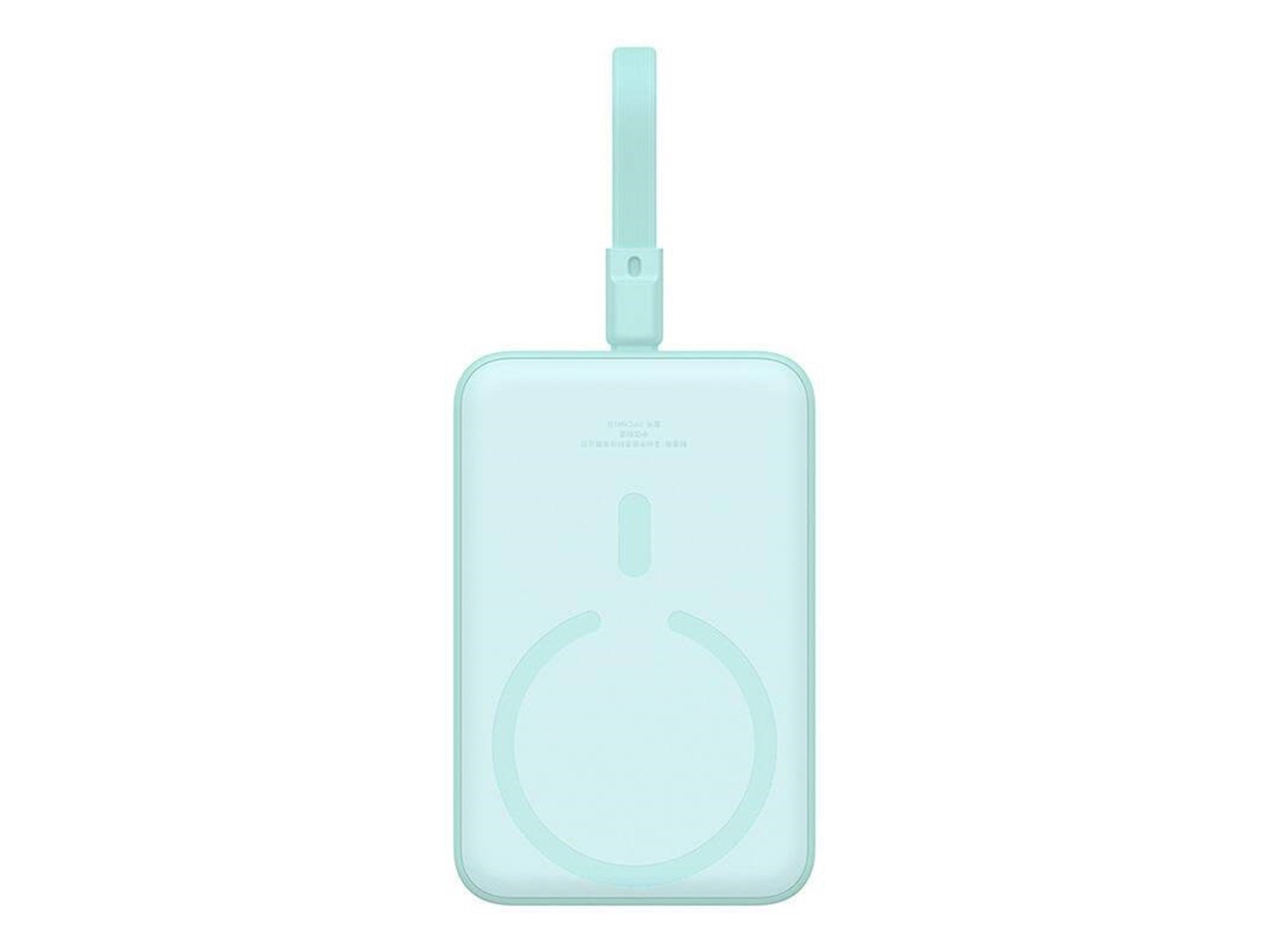Baseus Magnetic Mini 10000mAh 20W MagSafe Magnetic Power Bank (Mint) Powerbank (Akku) - Blau - 10000 mAh