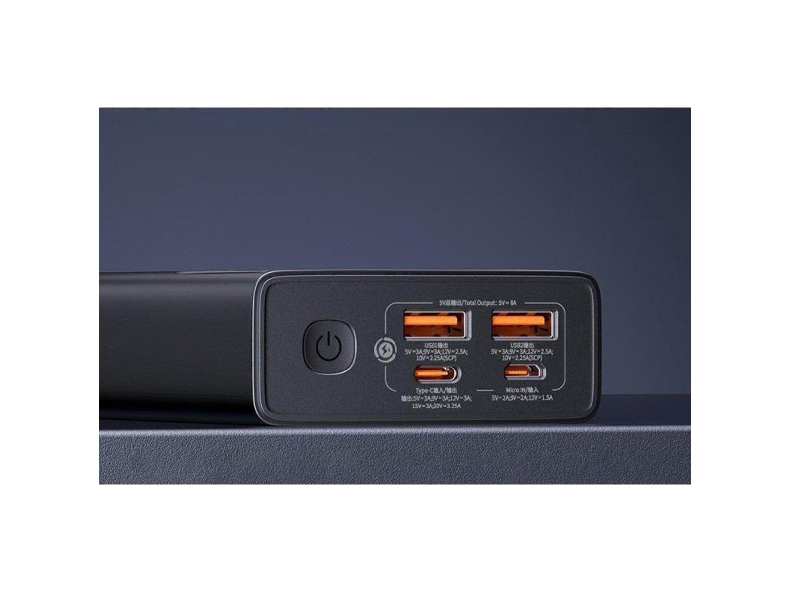 Baseus Star-Lord 65W Powerbank (Akku) - schwarz - 20000 mAh