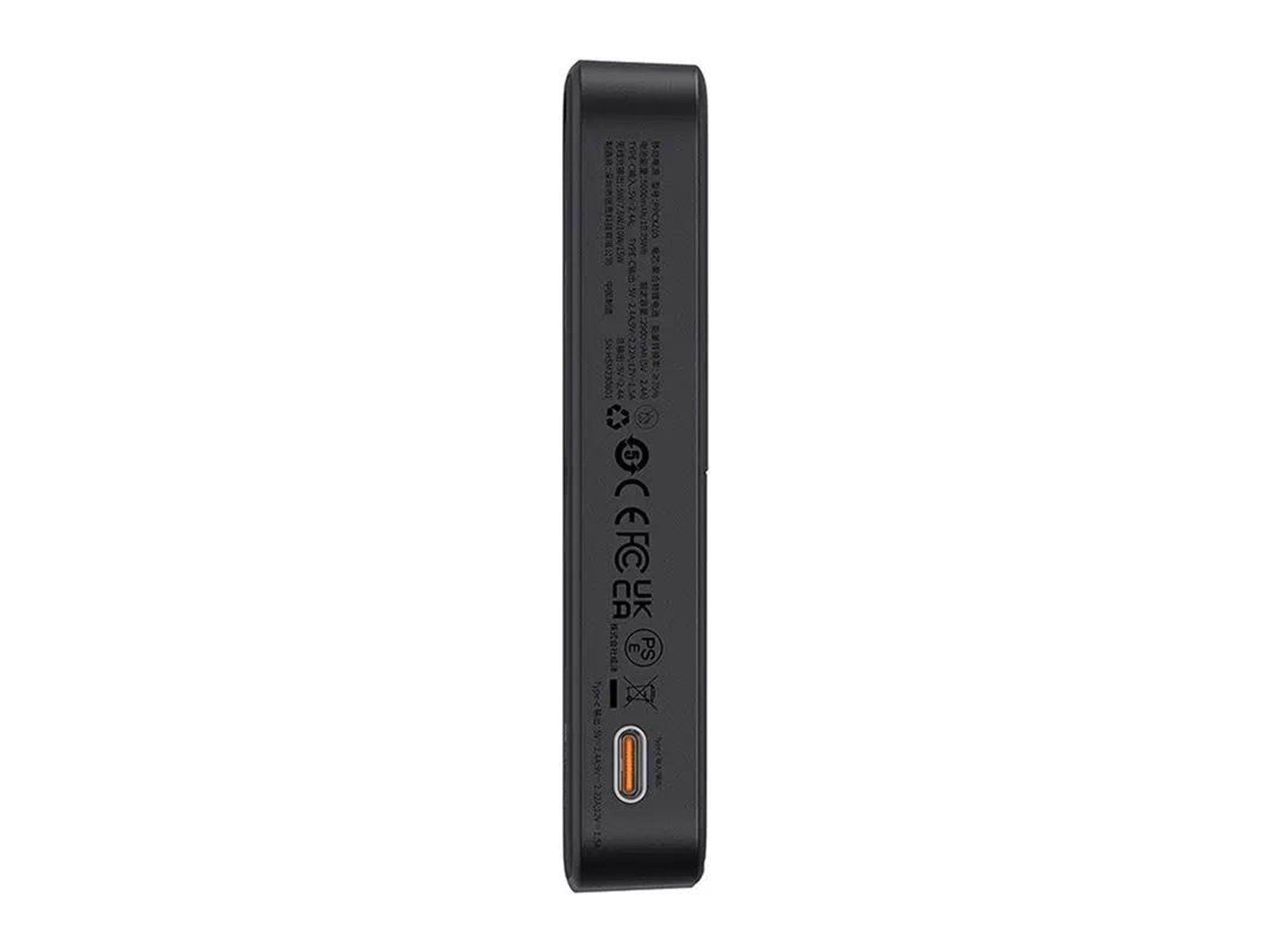 Baseus MagPro 5000mAh Wireless Fast Charging Power Bank PD 20W With Magnetic Stand - Black Powerbank (Akku) - schwarz - 5000 mAh