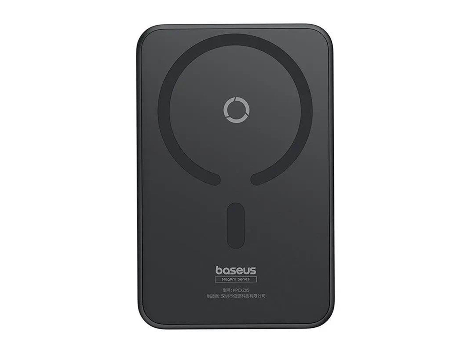 Baseus MagPro 5000mAh Wireless Fast Charging Power Bank PD 20W With Magnetic Stand - Black Powerbank (Akku) - schwarz - 5000 mAh